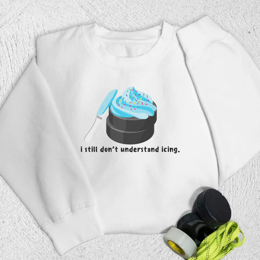 What is Icing Sweatshirt S / White Sweatshirt