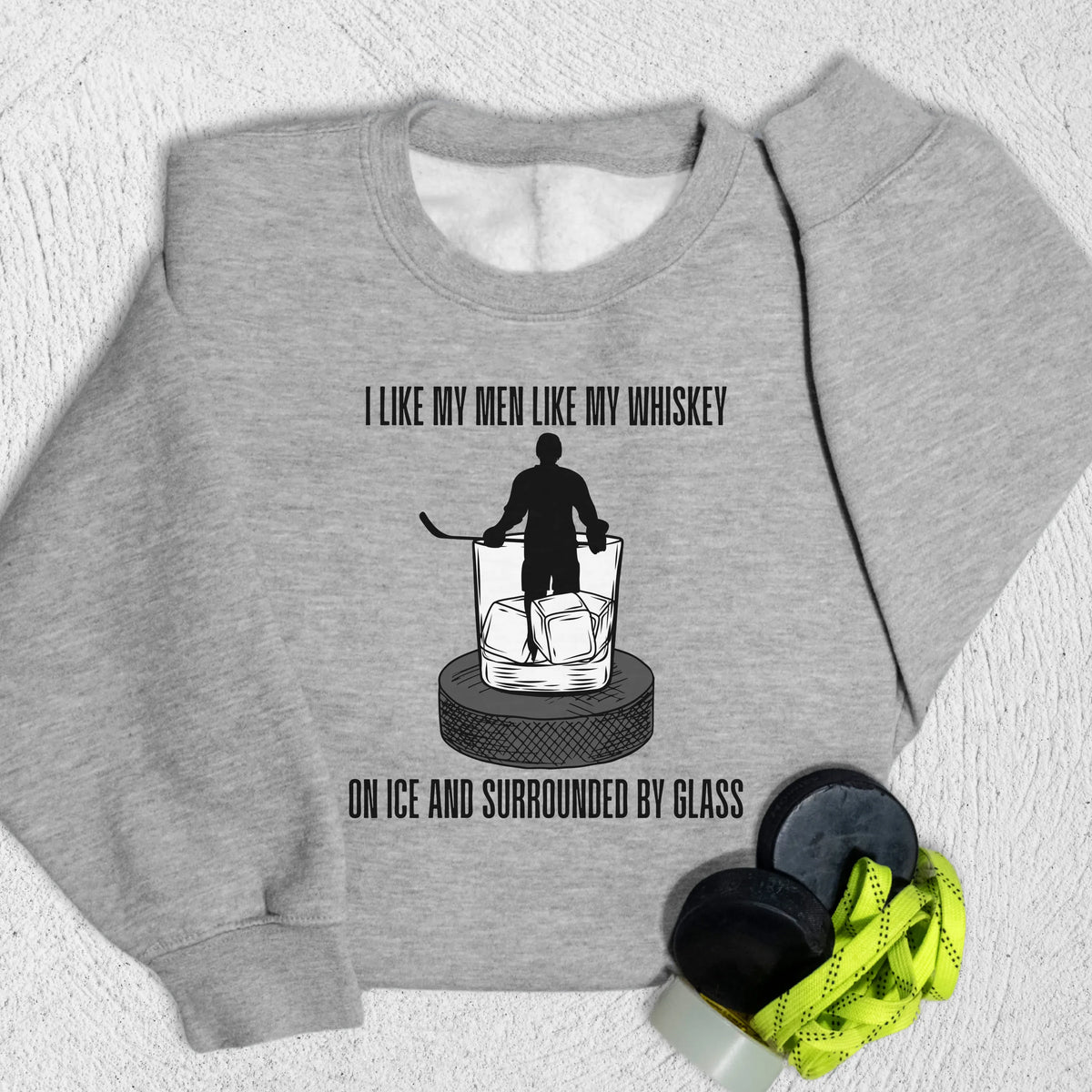 Whiskey Sweatshirt Heather Grey / M Sweatshirt