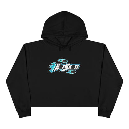 Women's Cropped Hoodie | Custom Name + Number Option Black / XS Hoodie