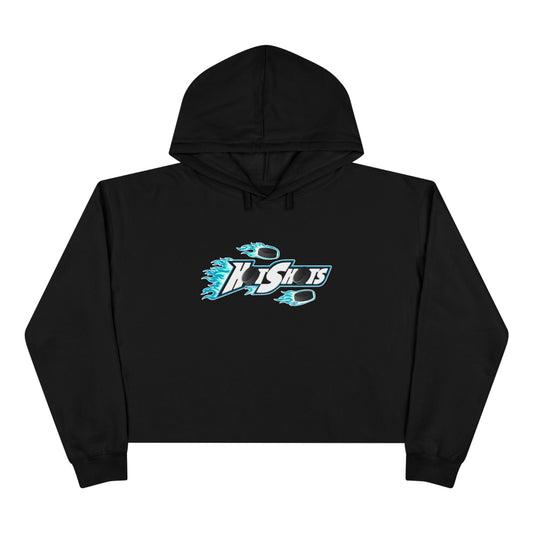 Women's Cropped Hoodie | Custom Name + Number Option Black / XS Hoodie