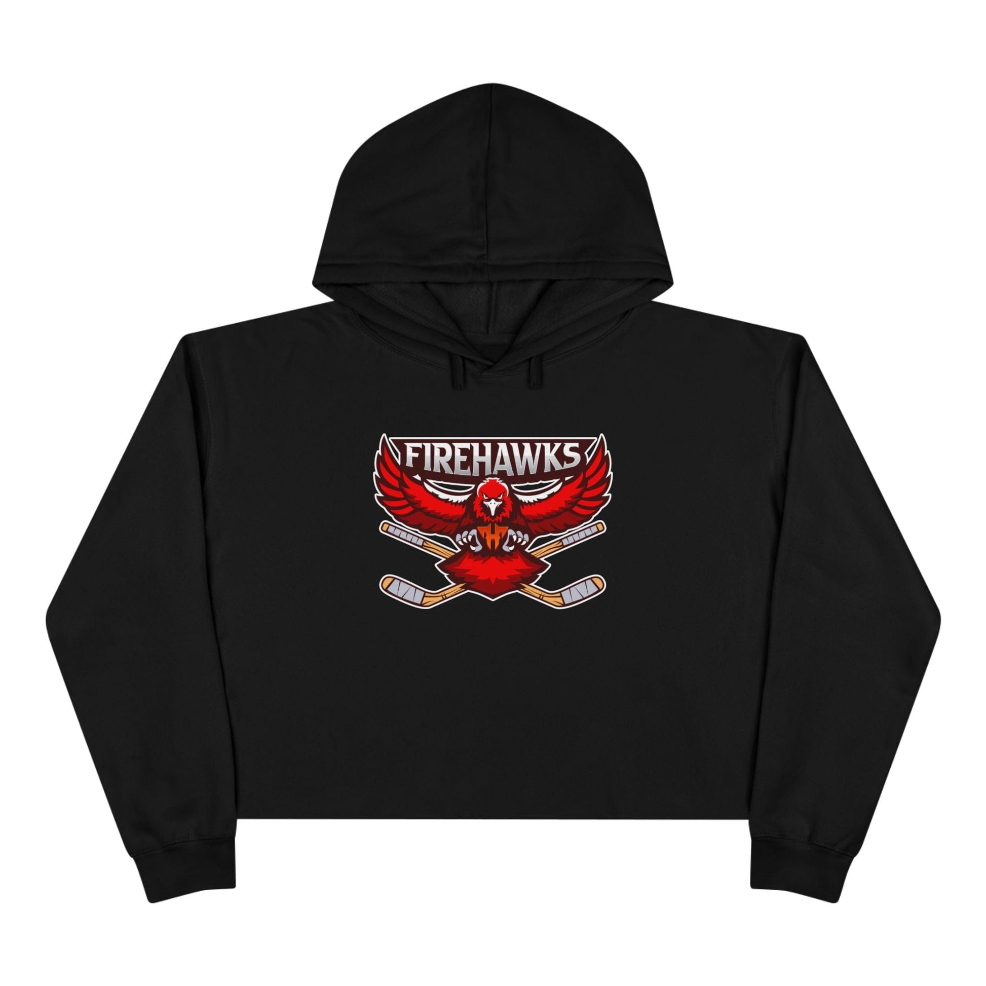 Women's Cropped Hoodie | Custom Name + Number Option Black / XS Hoodie