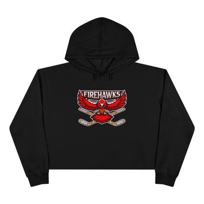 Women's Cropped Hoodie | Custom Name + Number Option Black / XS Hoodie