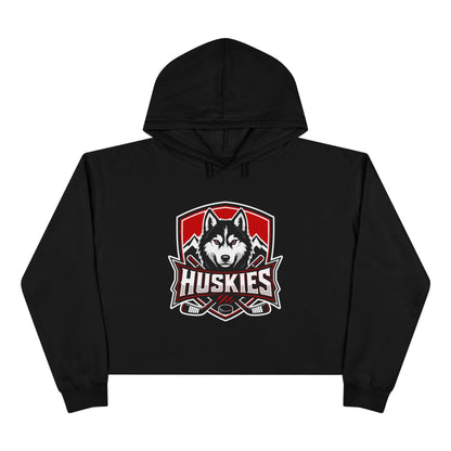 Women's Cropped Hoodie | Custom Name + Number Option Black / XS Hoodie