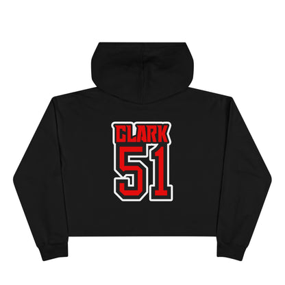 Women's Cropped Hoodie | Custom Name + Number Option Hoodie