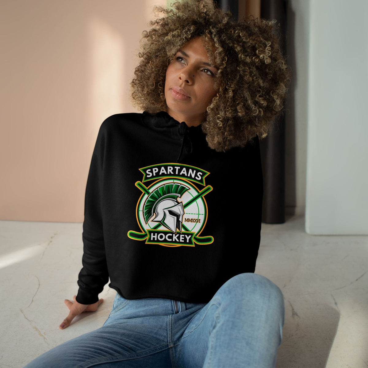 Women's Cropped Hoodie | Custom Name + Number Option Hoodie