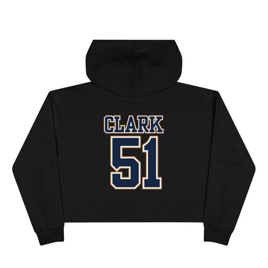 Women's Cropped Hoodie | Custom Name + Number Option Hoodie