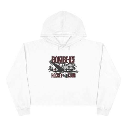 Women's Cropped Hoodie | Custom Name + Number Option White / XS Hoodie
