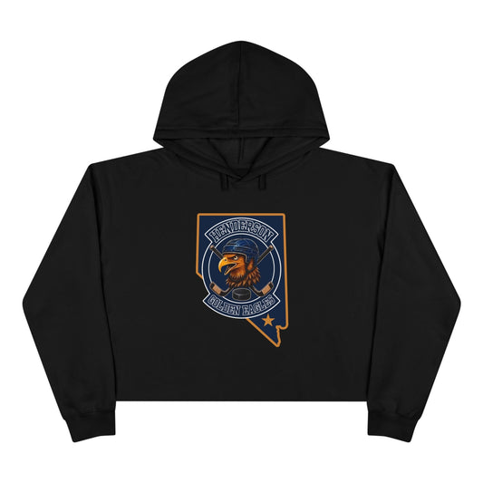 Women's Cropped Hoodie | Custom Name + Number Option XS / Black Hoodie