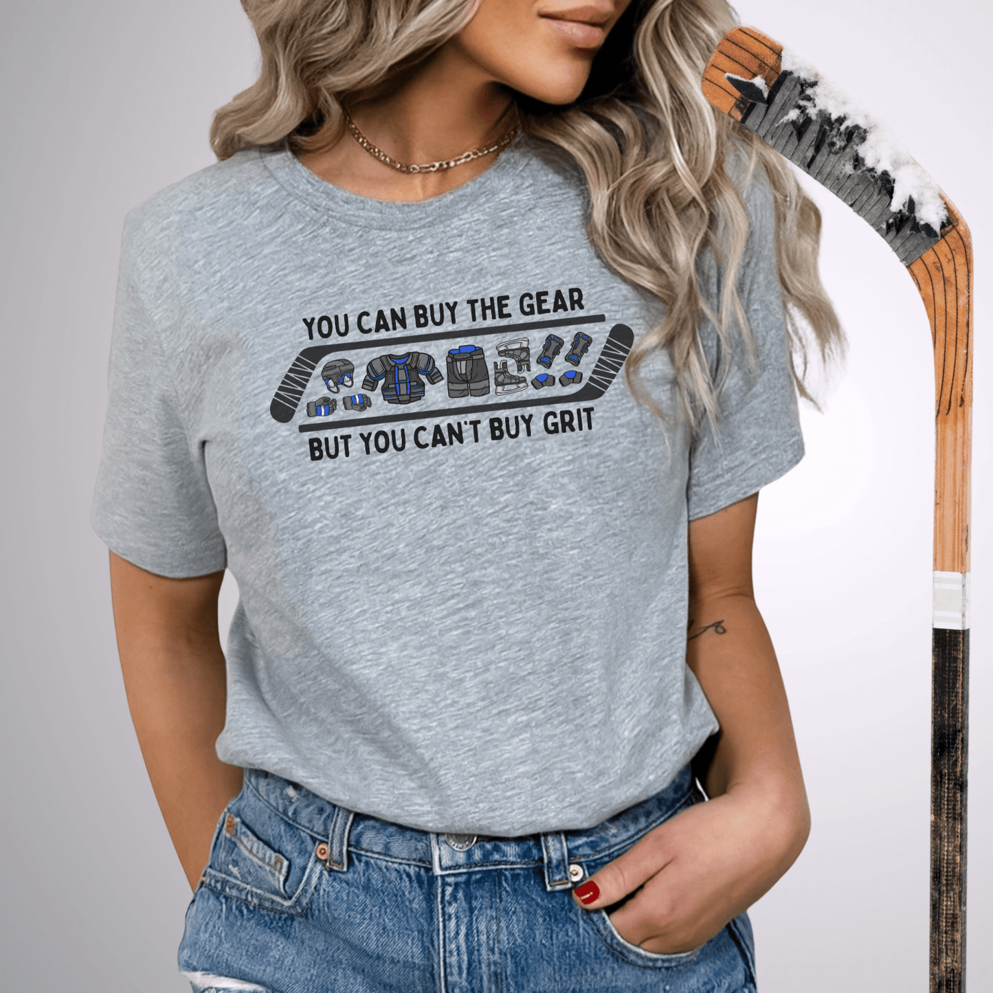 You Can't Buy Grit T-Shirt Athletic Heather / S T-Shirt