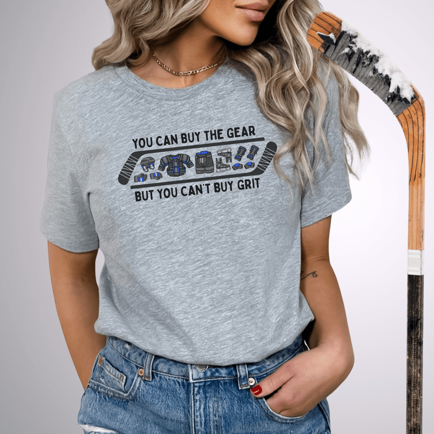 You Can't Buy Grit T-Shirt Athletic Heather / S T-Shirt