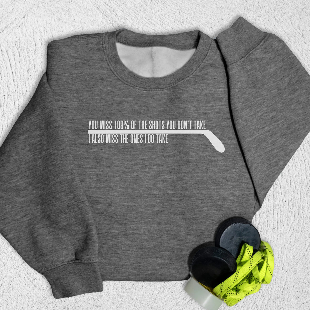 You Miss Sweatshirt S / Charcoal Heather Sweatshirt