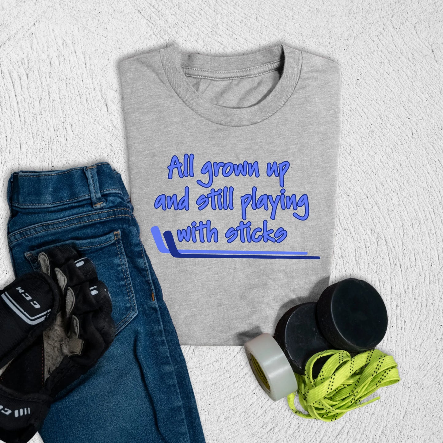 Youth All Grown Up T-Shirt S / Athletic Heather Kids clothes
