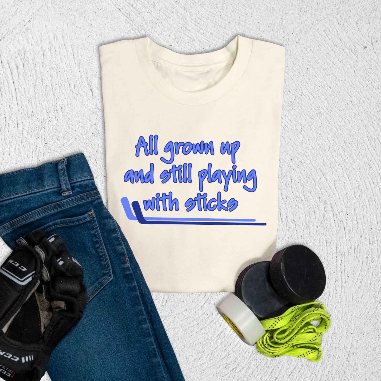 Youth All Grown Up T-Shirt S / Natural Kids clothes