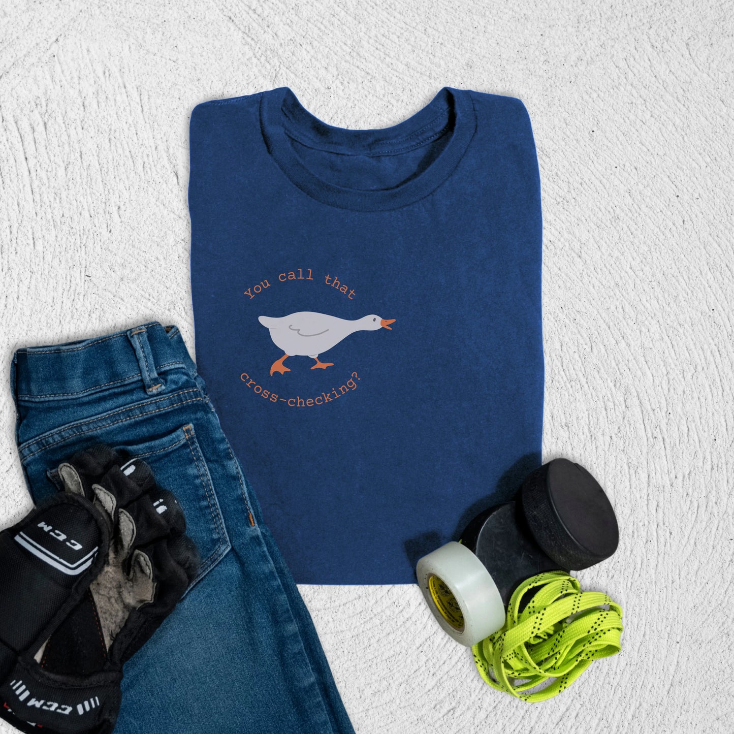Youth Angry Goose T-Shirt S / Navy Kids clothes