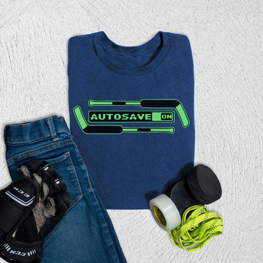 Youth Autosave Sticks T-Shirt Navy / S T-Shirt