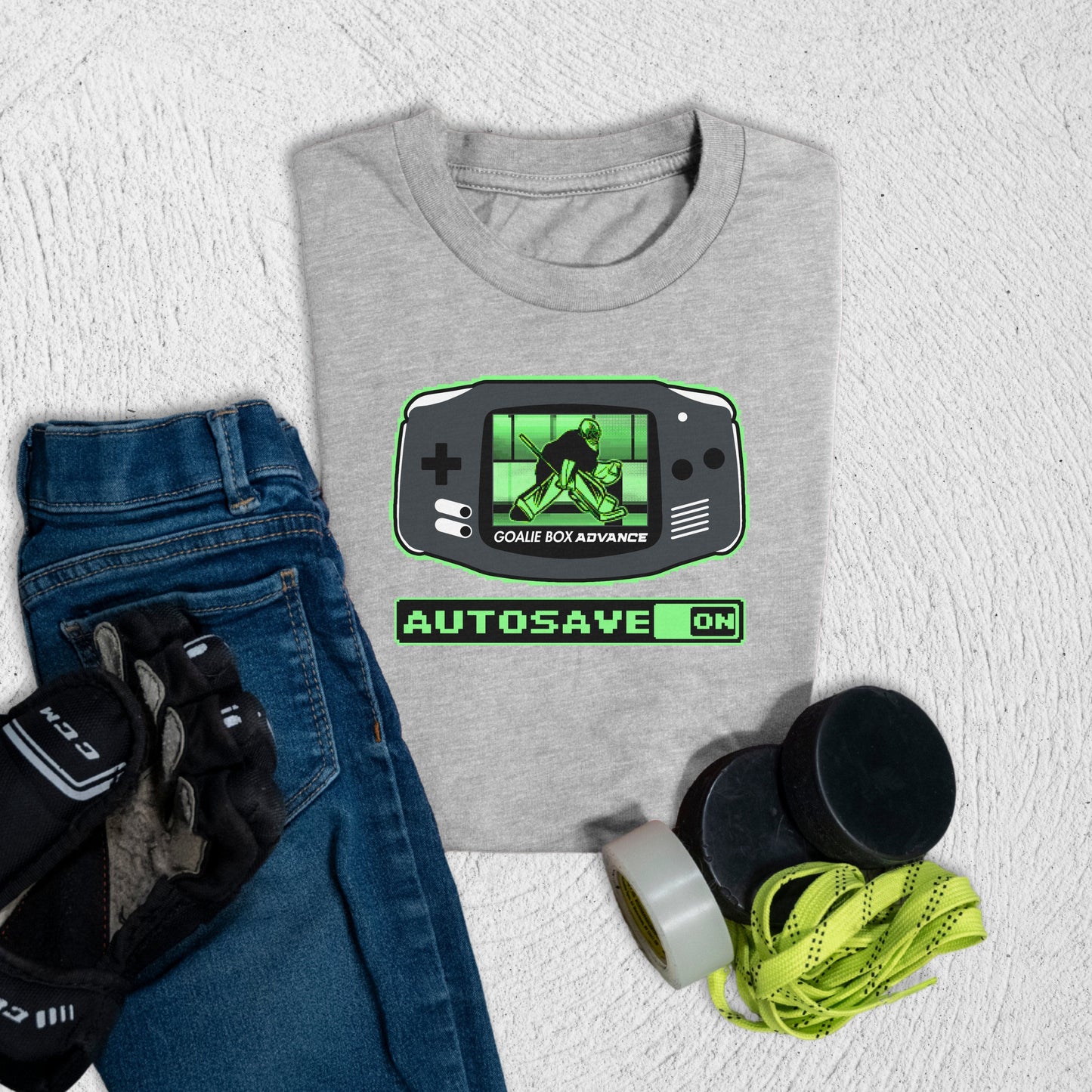 Youth Autosave T-Shirt Athletic Heather / S T-Shirt