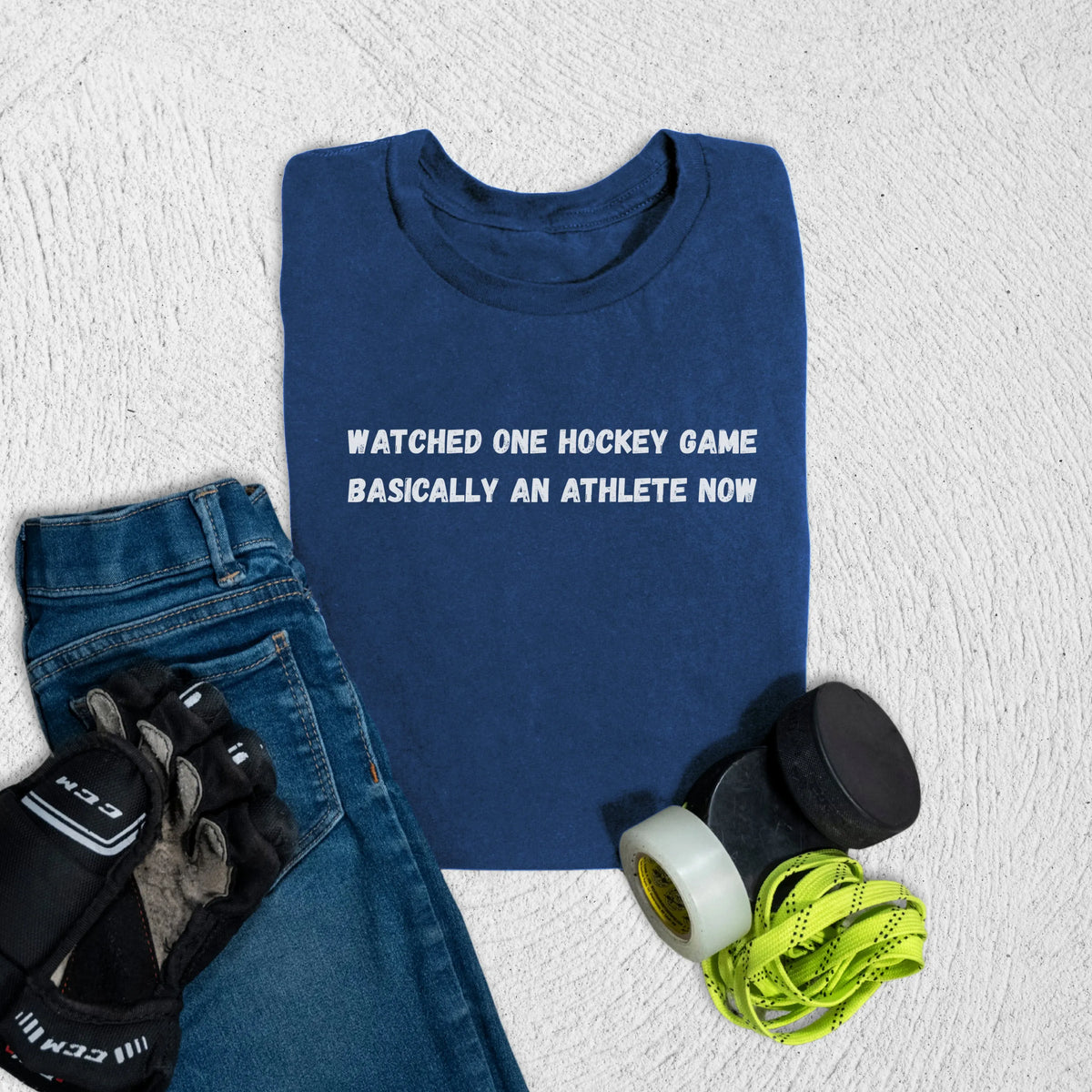 Youth Basically an Athlete T-Shirt S / Navy Kids clothes