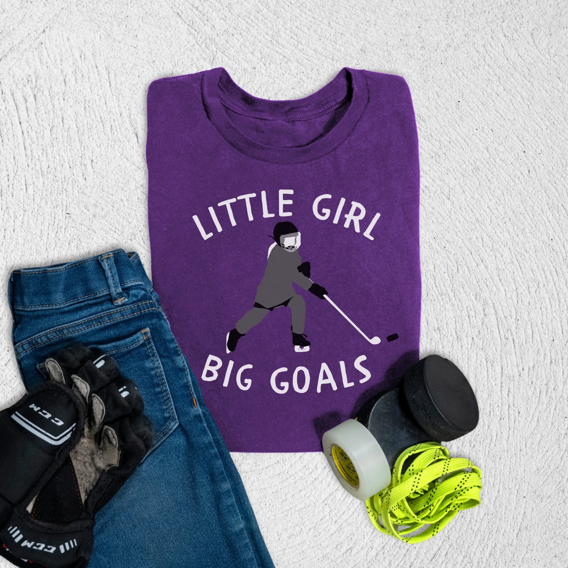 Youth Big Goals T-Shirt S / Team Purple Kids clothes