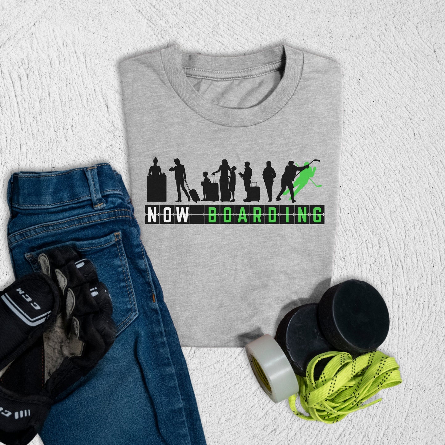 Youth Boarding T-Shirt Athletic Heather / S T-Shirt