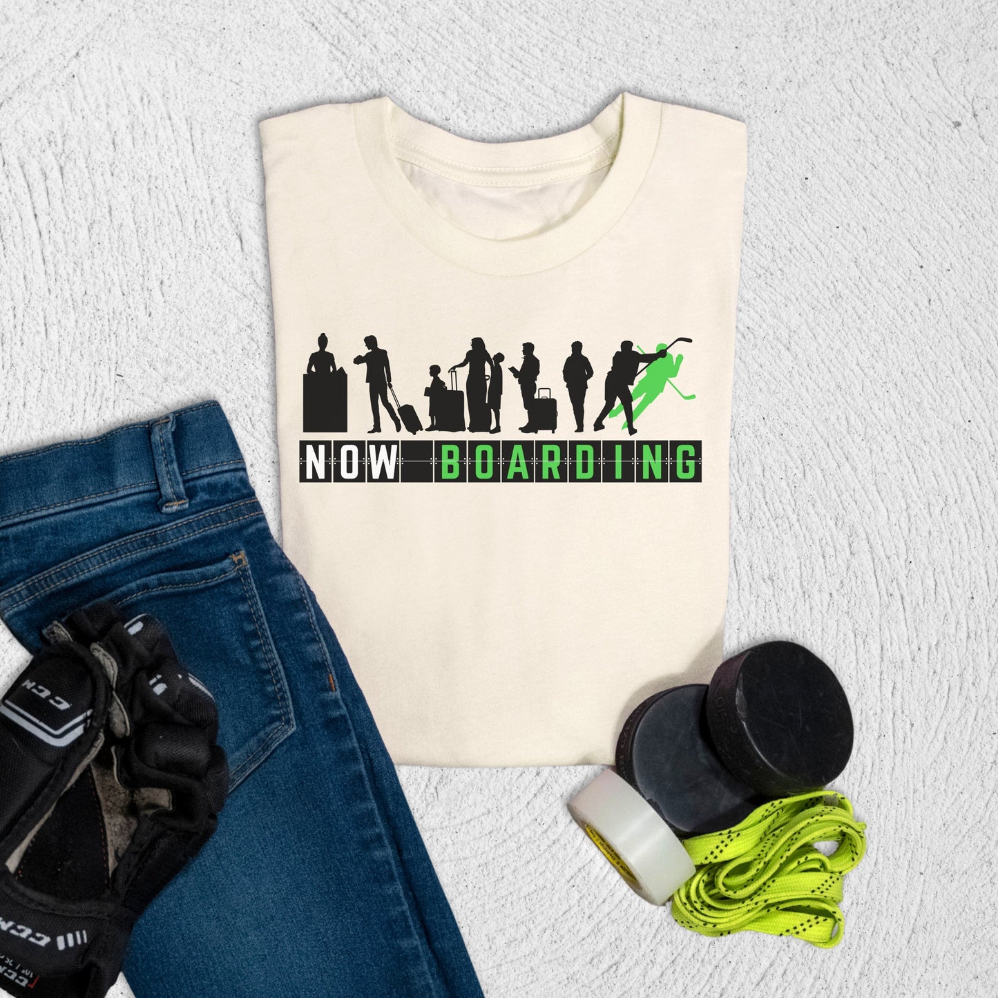 Youth Boarding T-Shirt Natural / S T-Shirt