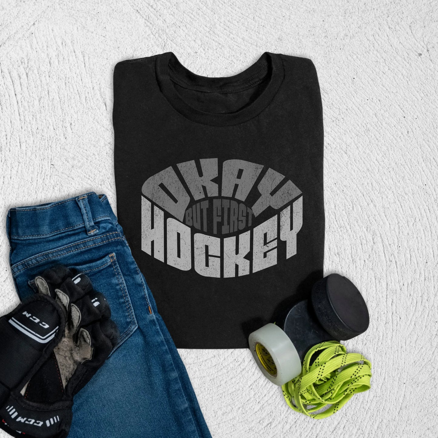 Youth But First T-Shirt S / Black Kids clothes