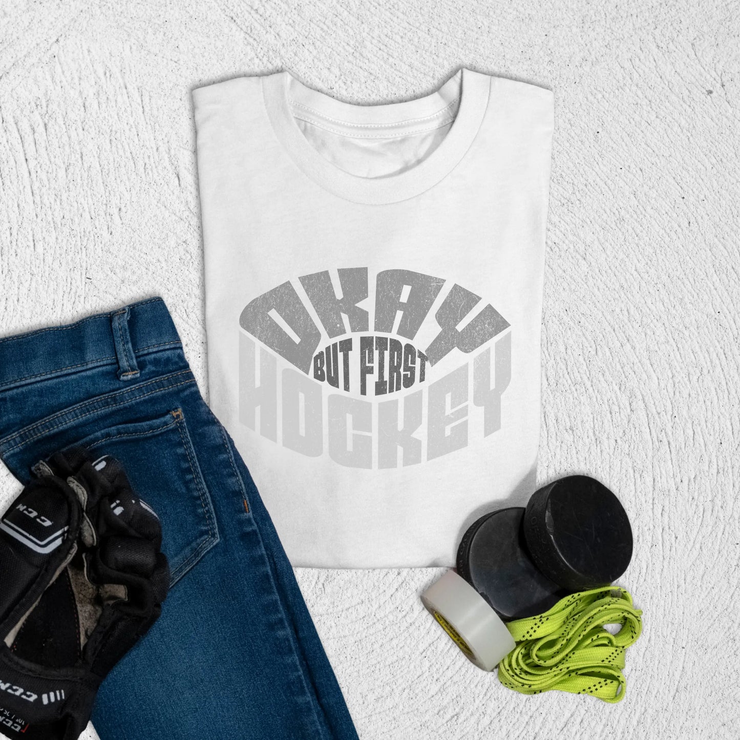 Youth But First T-Shirt S / White Kids clothes