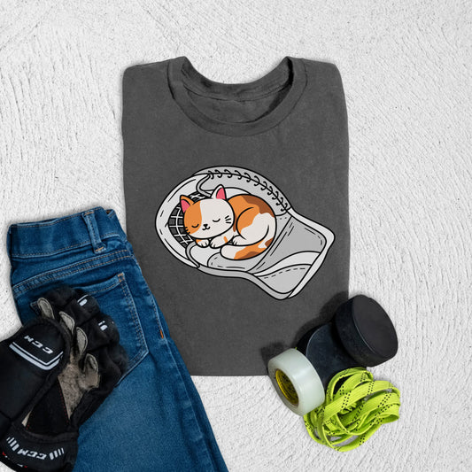 Youth Cat Nap T-Shirt S / Asphalt Kids clothes
