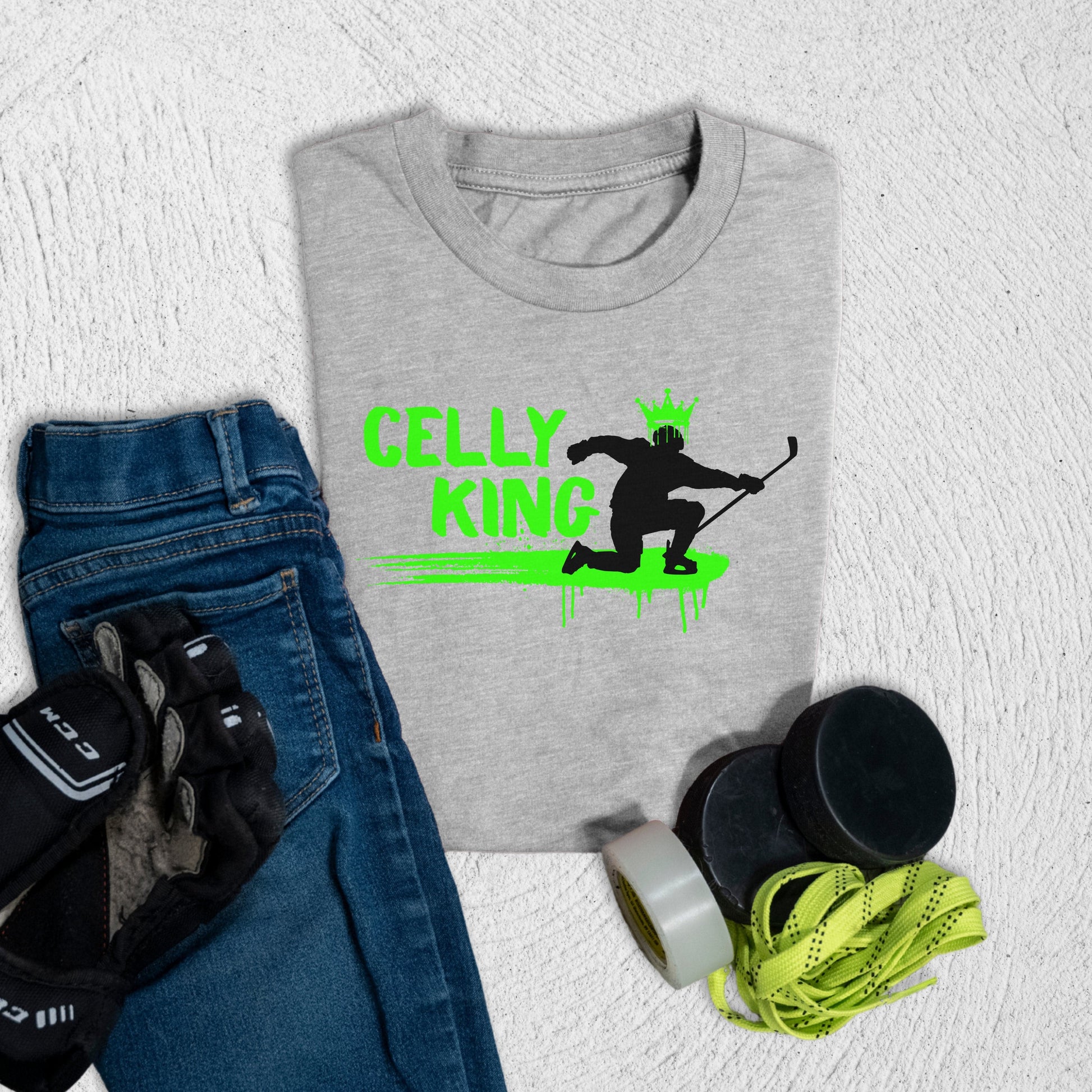Youth Celly King T-Shirt Athletic Heather / S T-Shirt
