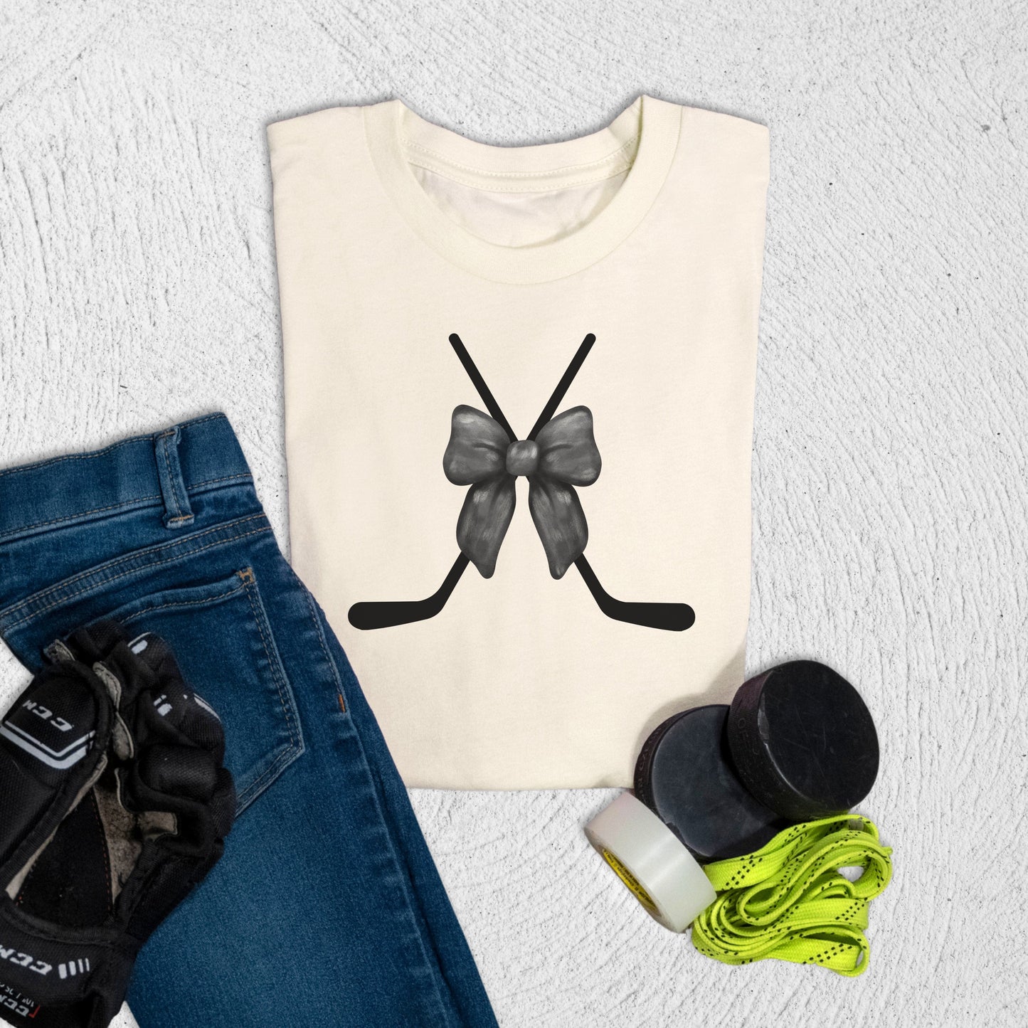 Youth Coquette Bow T-Shirt Natural / S T-Shirt