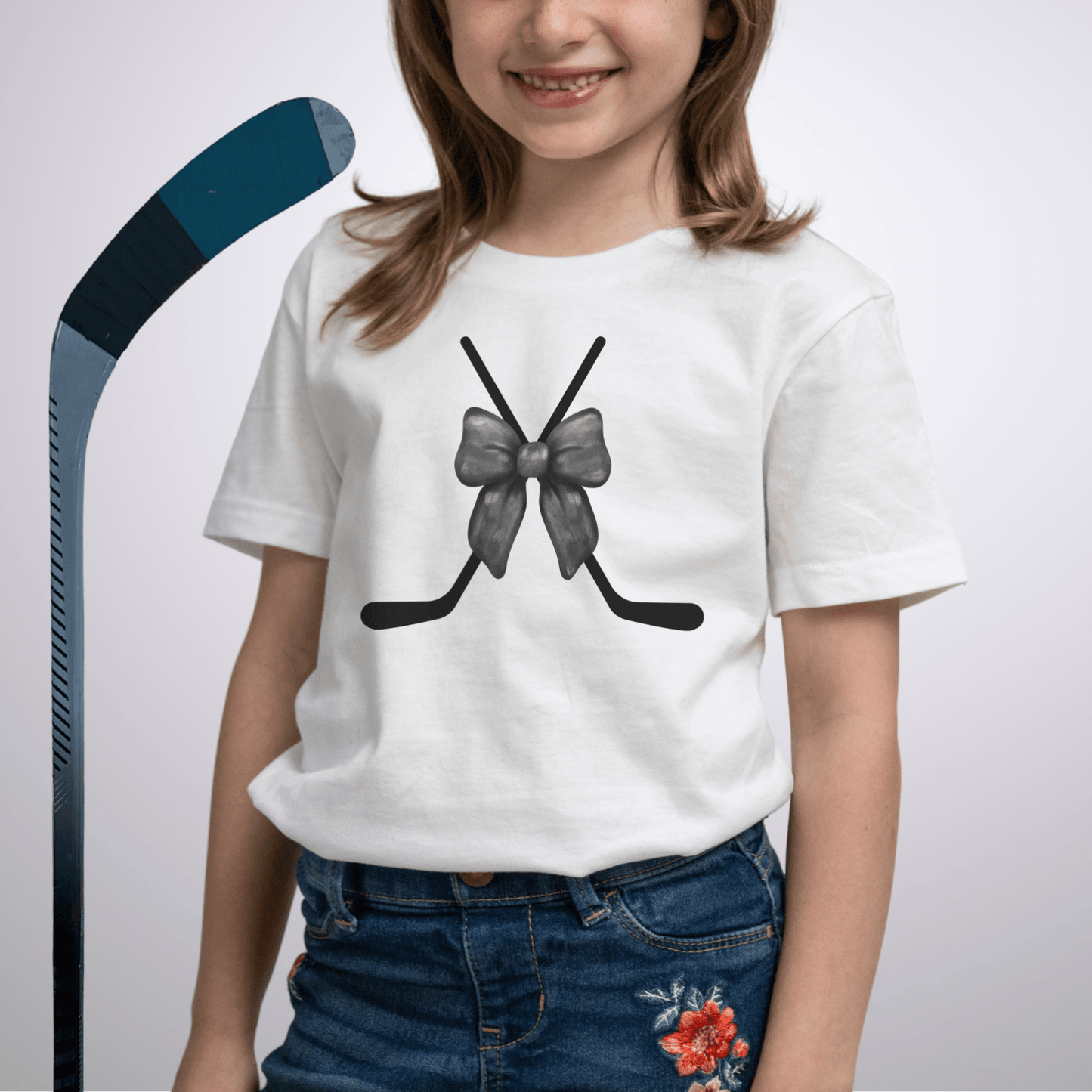 Youth Coquette Bow T-Shirt White / S Kids clothes
