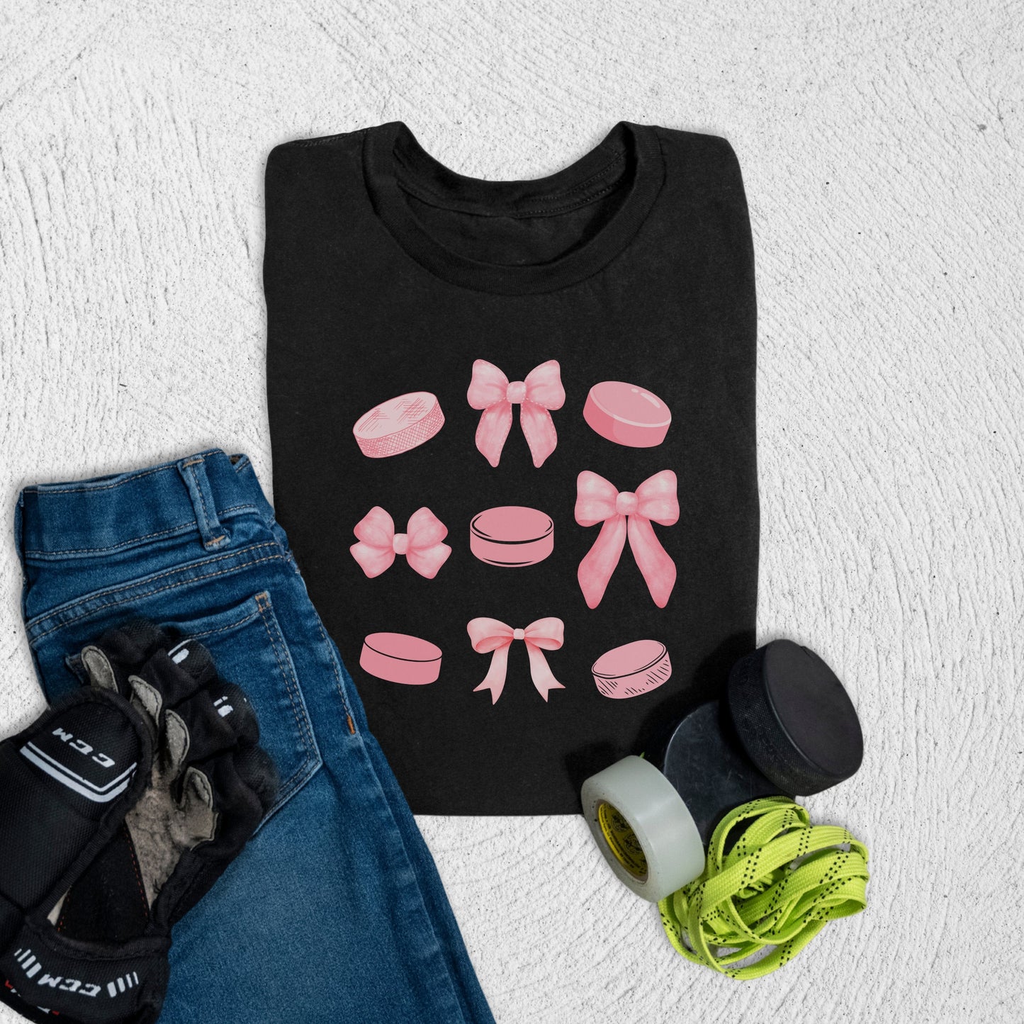 Youth Coquette Pucks T-Shirt Black / S T-Shirt