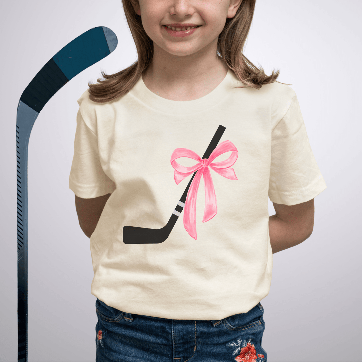 Youth Coquette Stick T-Shirt Natural / S Kids clothes