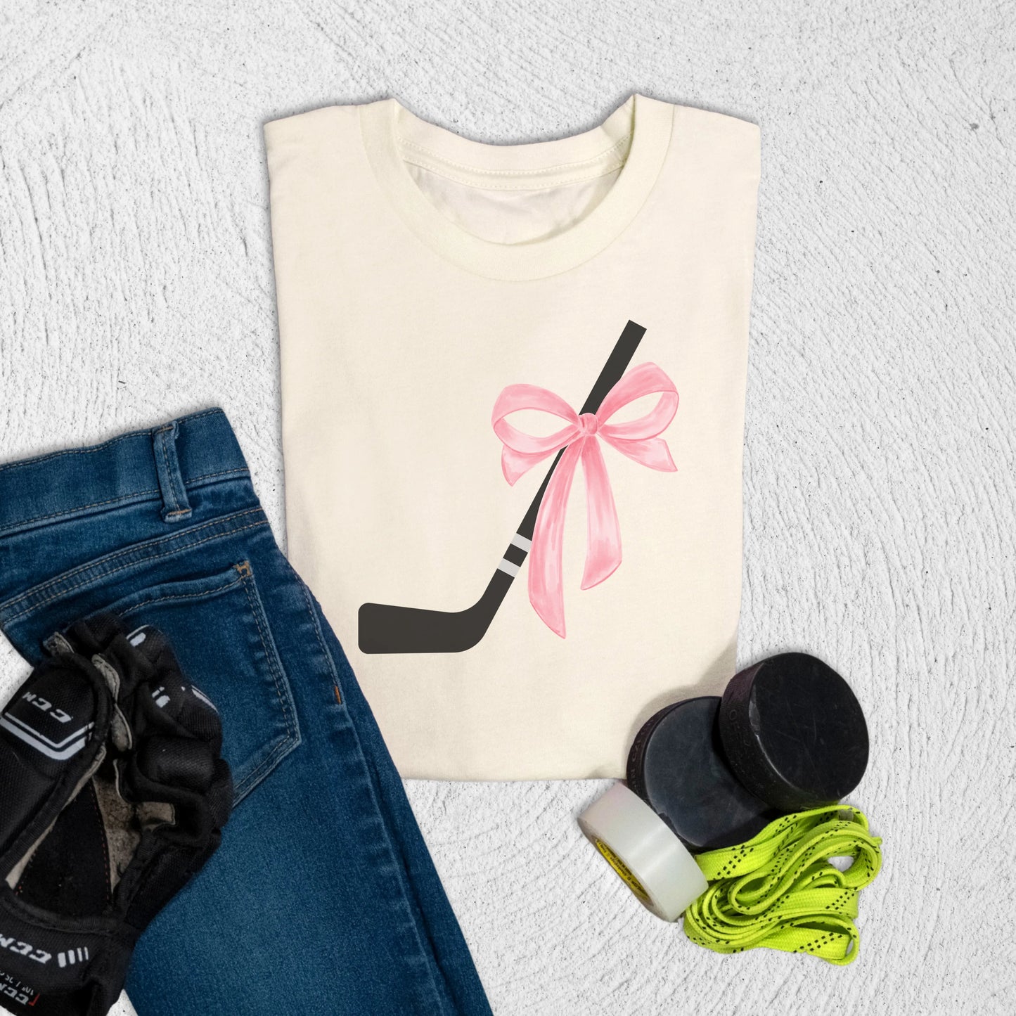 Youth Coquette Stick T-Shirt Natural / S Kids clothes