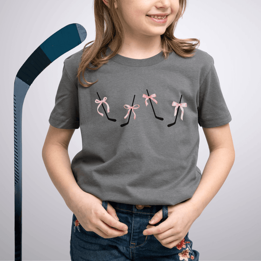 Youth Coquette Sticks T-Shirt Asphalt / S Kids clothes