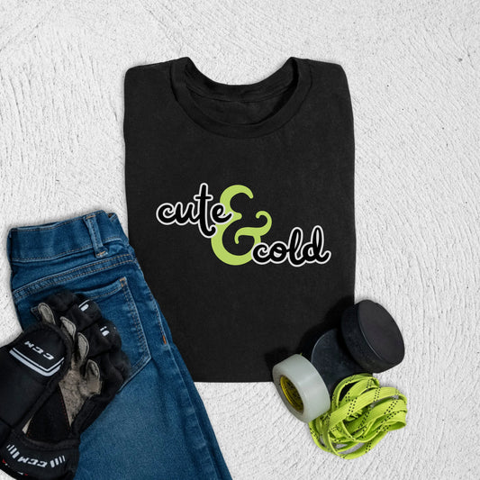 Youth Cute & Cold T-Shirt S / Black Kids clothes