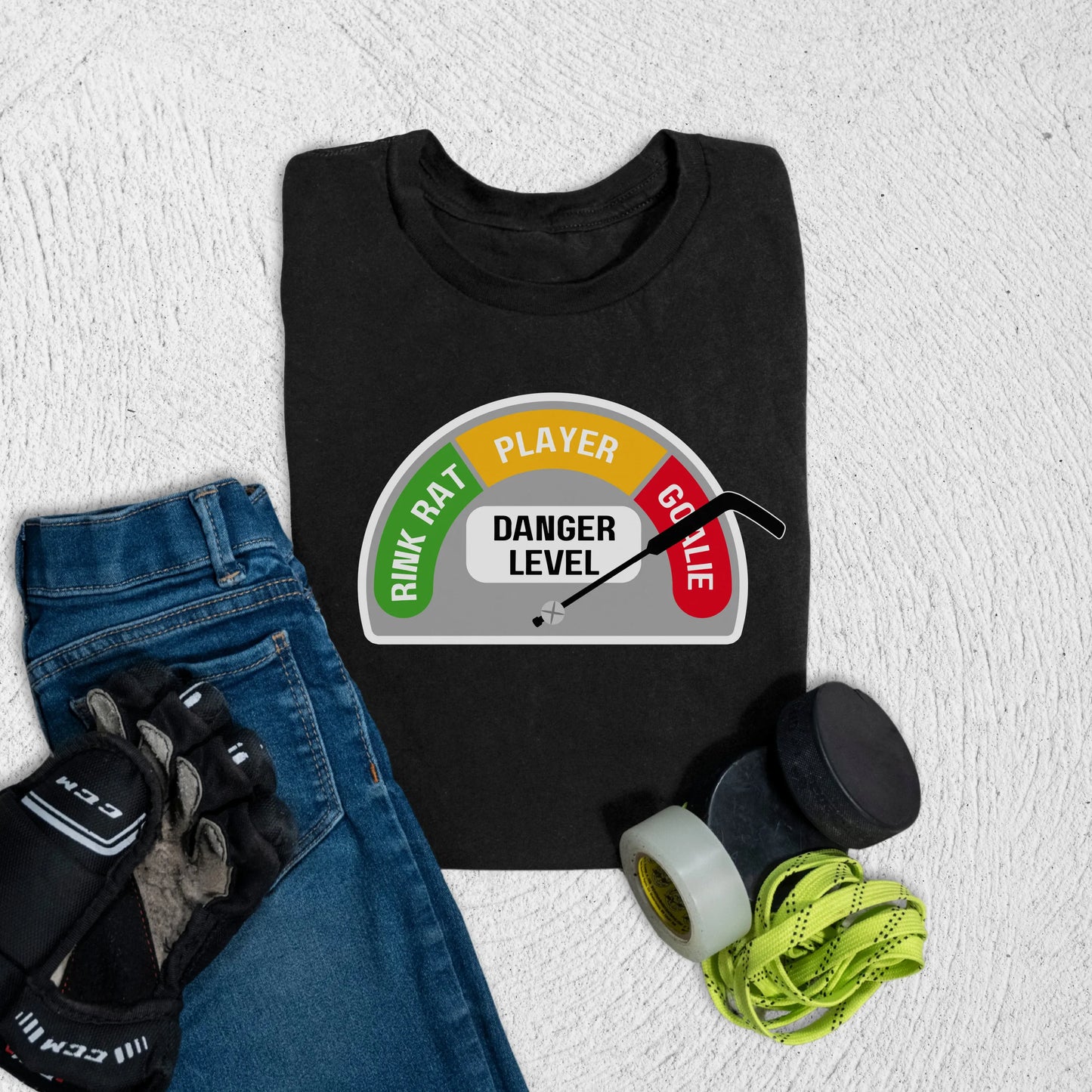Youth Danger Level T-Shirt S / Black Kids clothes