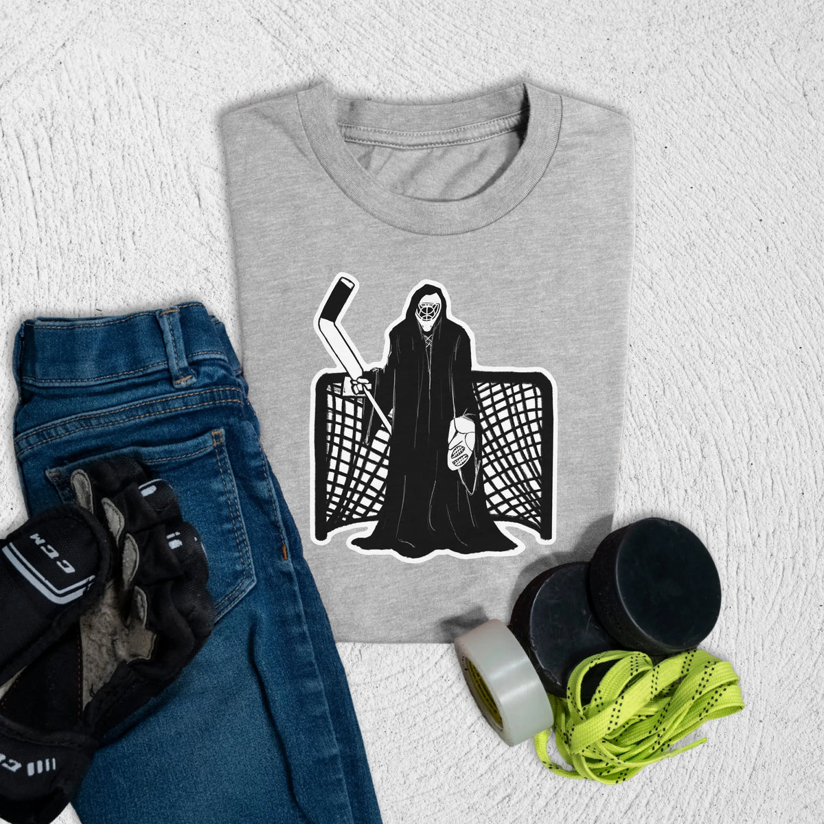 Youth Death to Goals T-Shirt S / Athletic Heather Kids clothes