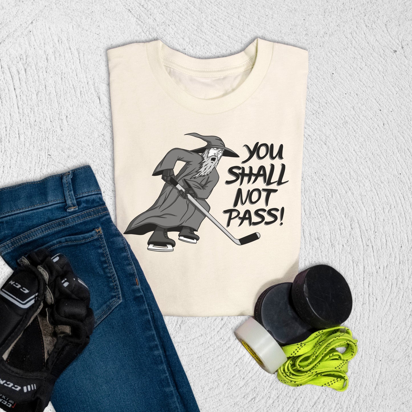 Youth Defensive Wizard T-Shirt Natural / S T-Shirt