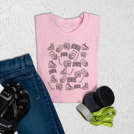 Youth Doodle T-Shirt S / Pink Kids clothes