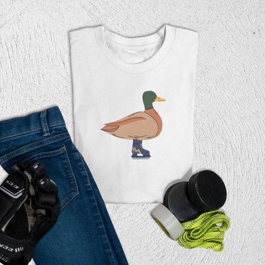 Youth Duck T-Shirt S / White Kids clothes