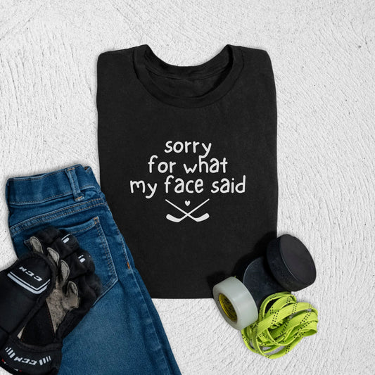 Youth Face T-Shirt S / Black Kids clothes