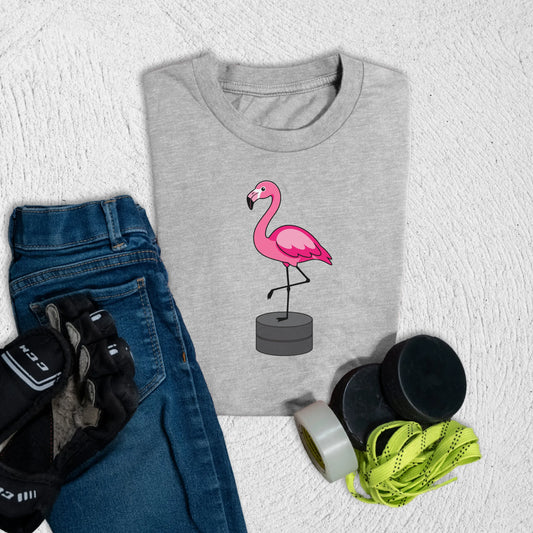 Youth Flamingo Stack T-Shirt S / Athletic Heather Kids clothes