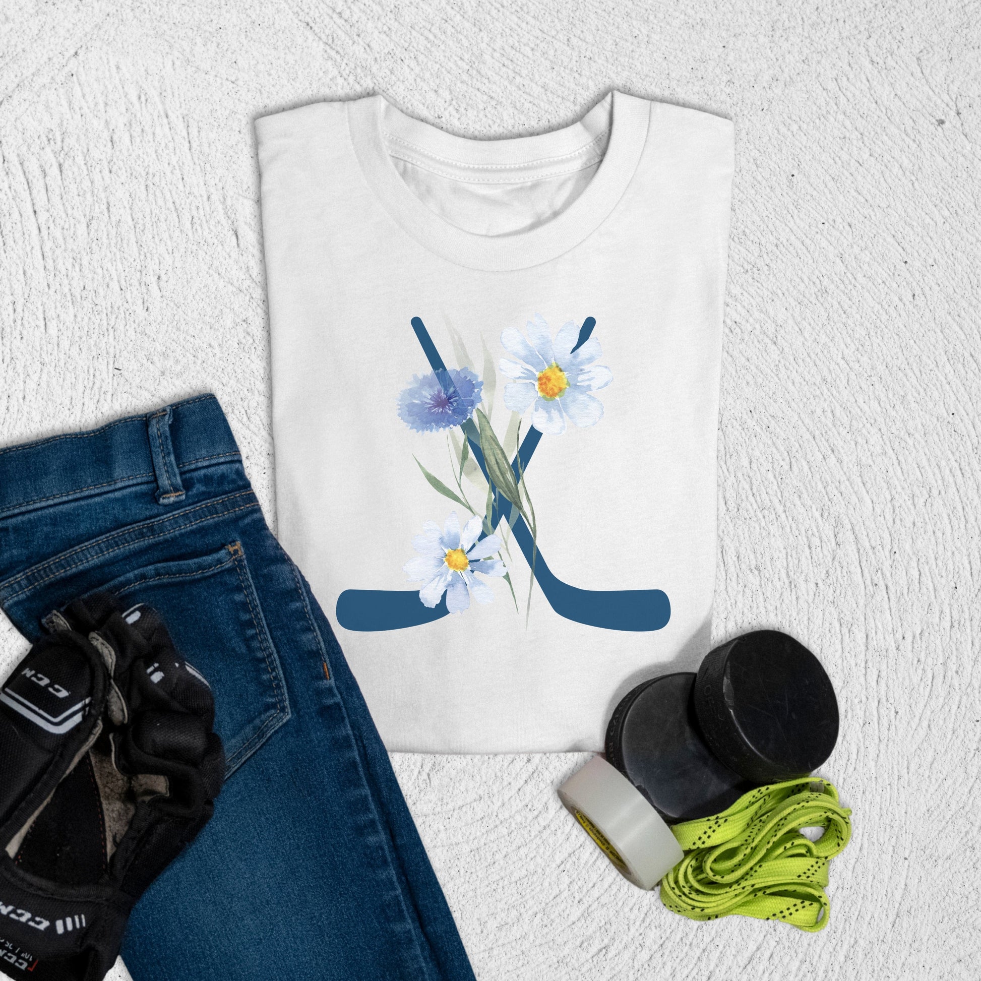Youth Flower Sticks T-Shirt White / S T-Shirt