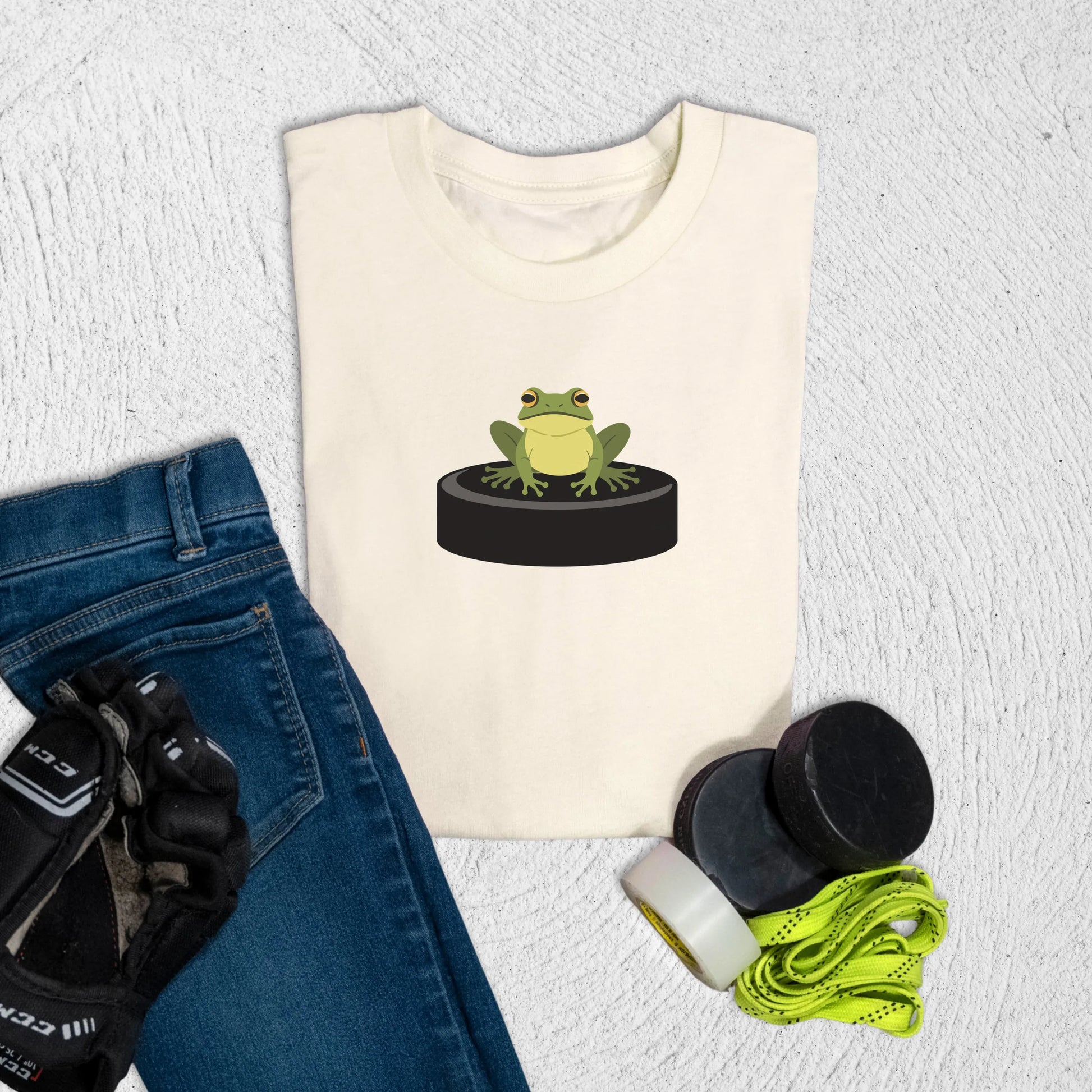Youth Frog T-Shirt S / Natural Kids clothes