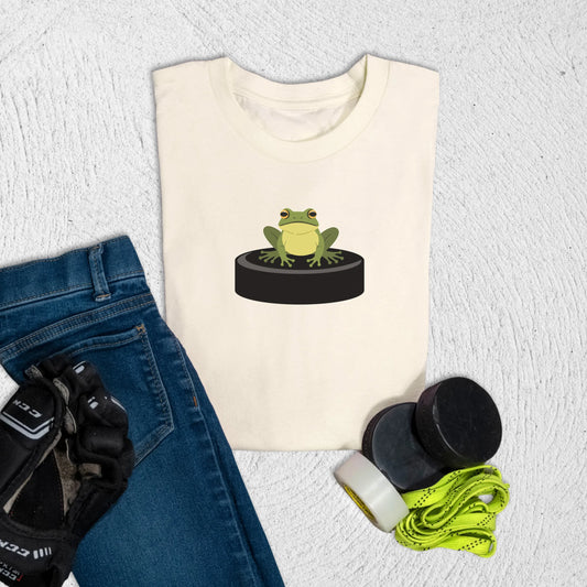 Youth Frog T-Shirt S / Natural Kids clothes