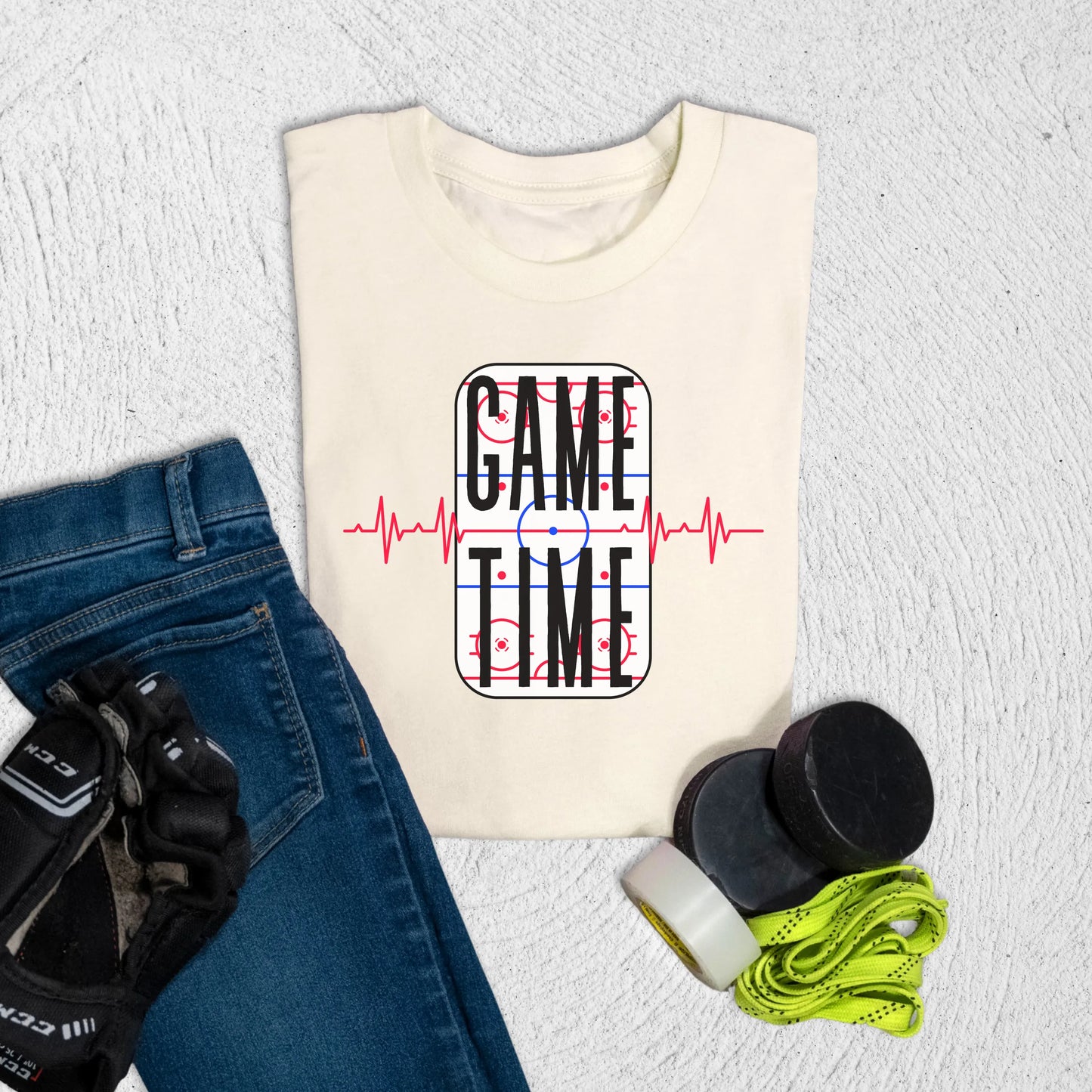 Youth Gametime T-Shirt M / Natural Kids clothes