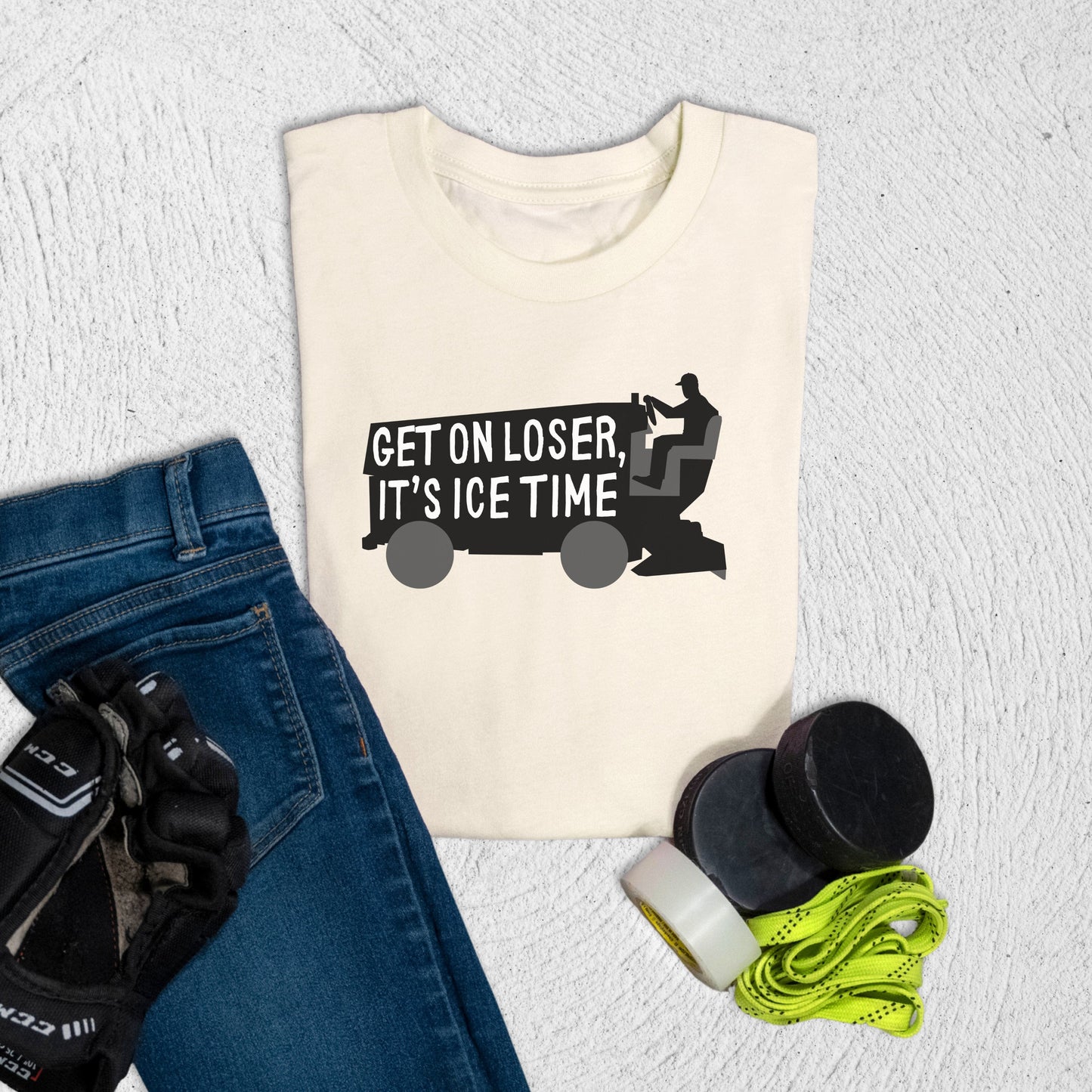 Youth Get On T-Shirt Natural / S T-Shirt