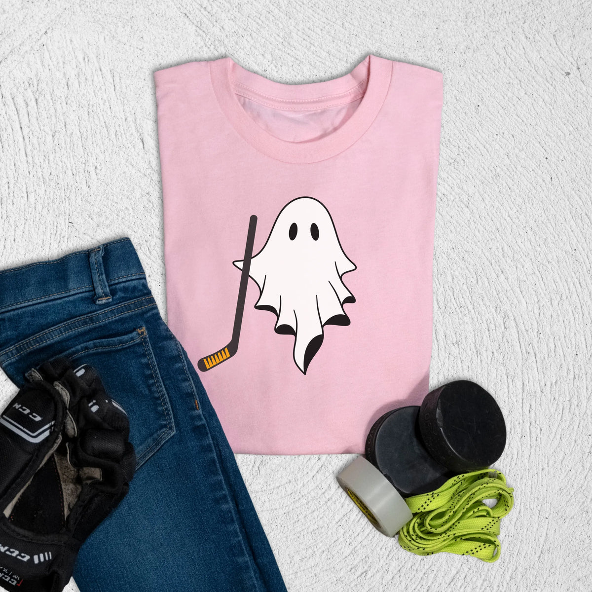 Youth Ghostie On Ice T-Shirt S / Pink Kids clothes