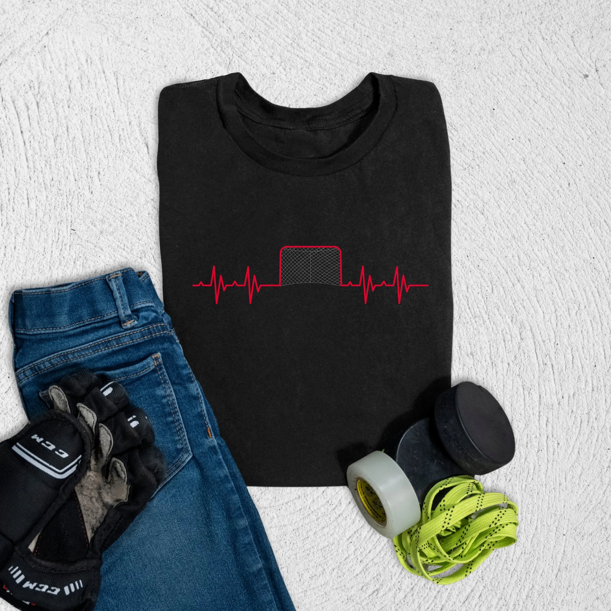Youth Goal Heartbeat T-Shirt S / Black Kids clothes