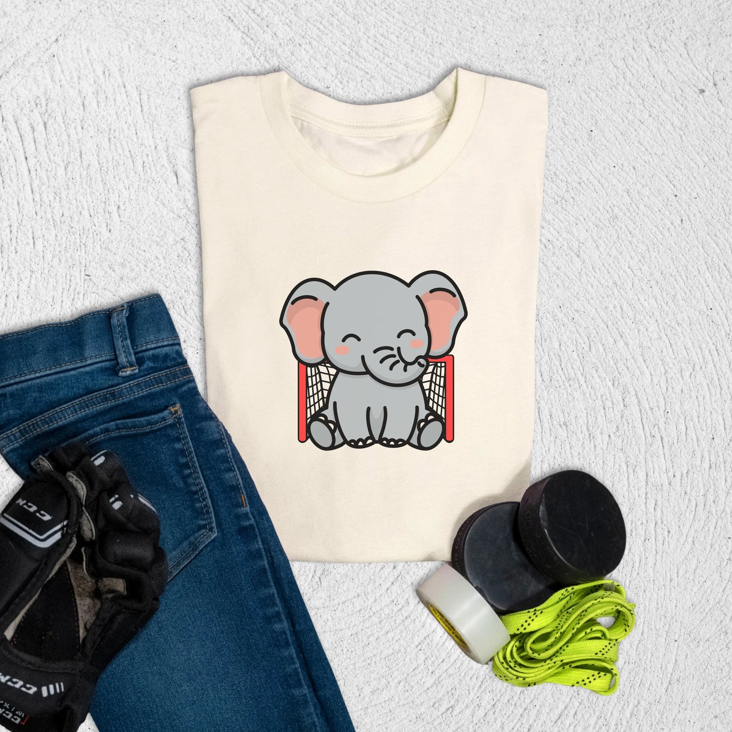 Youth Goalephant T-Shirt S / Natural Kids clothes